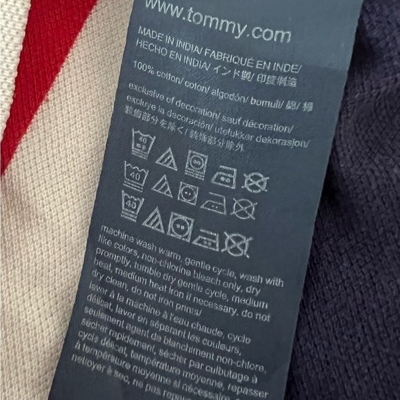 Tommy Hilfiger Horizontal Stripe Youth XL Boy’s Golf Shirt - Picture 4 of 10